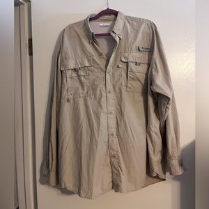 Columbia PFG Tan Size Large